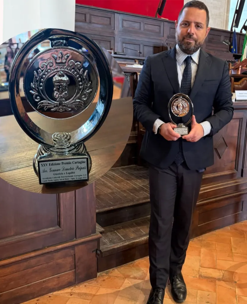Gennaro Demetrio Paipais riceve il premio culturale Cartagine